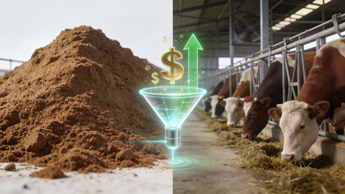 发酵棕榈粕养牛